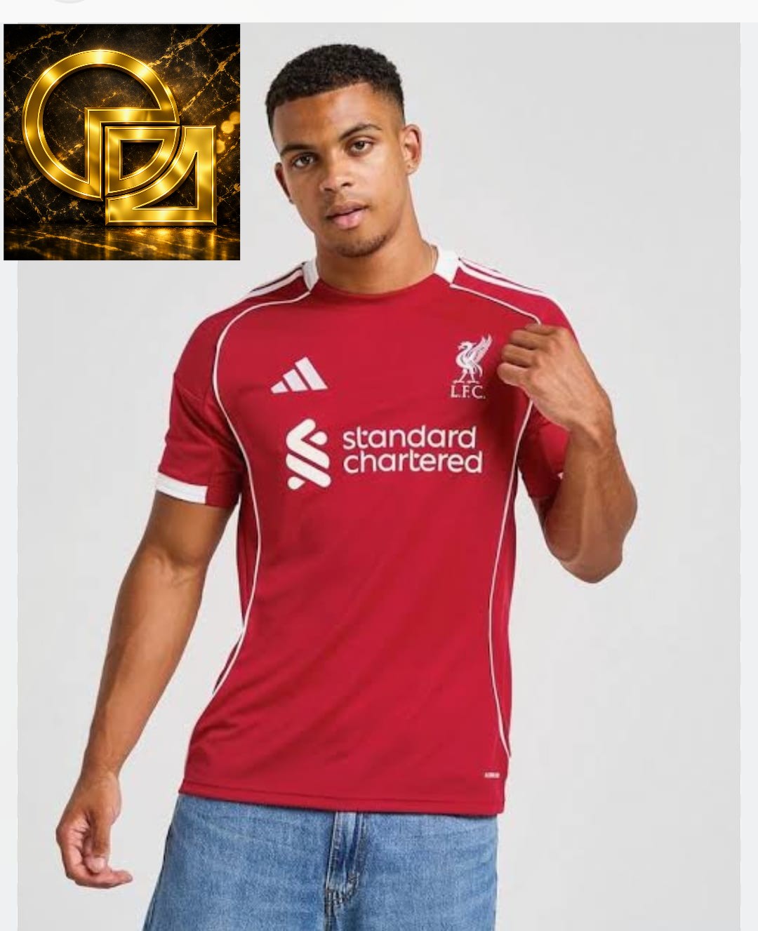 Men's Red and White Home Football Jersey
