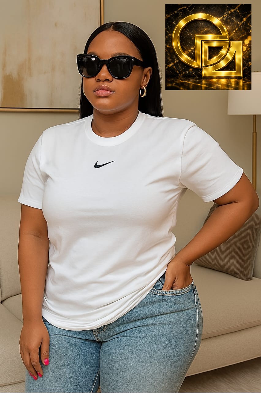 3-Pack Women's Small Logo Embroidered Crew-Neck T-Shirts