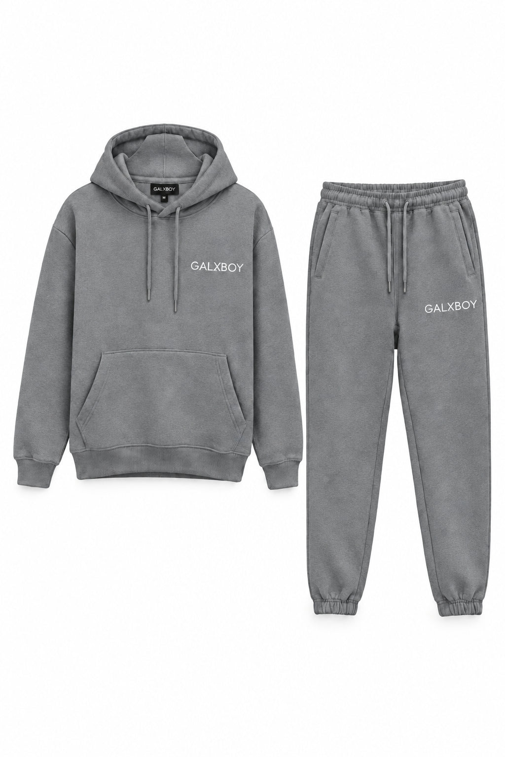 Galxboy hoodie and jogger tracksuit set in Butter Yellow, heavyweight fleece streetwear